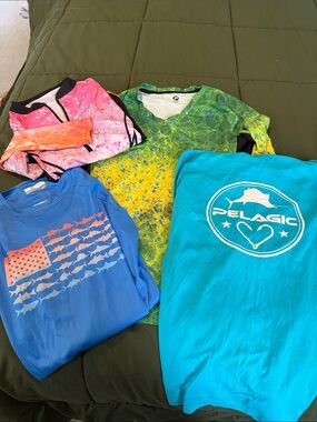 Lot of Women’s fishing shirts size Small